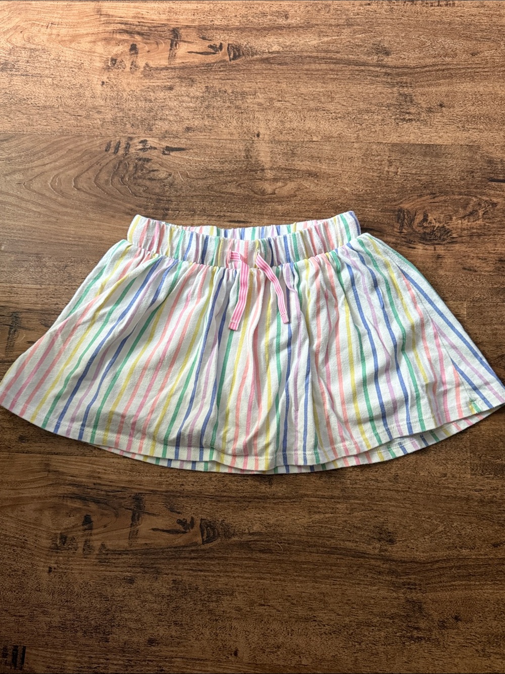 Kids Rainbow Stripe Skort - Multicolor size 6/6x